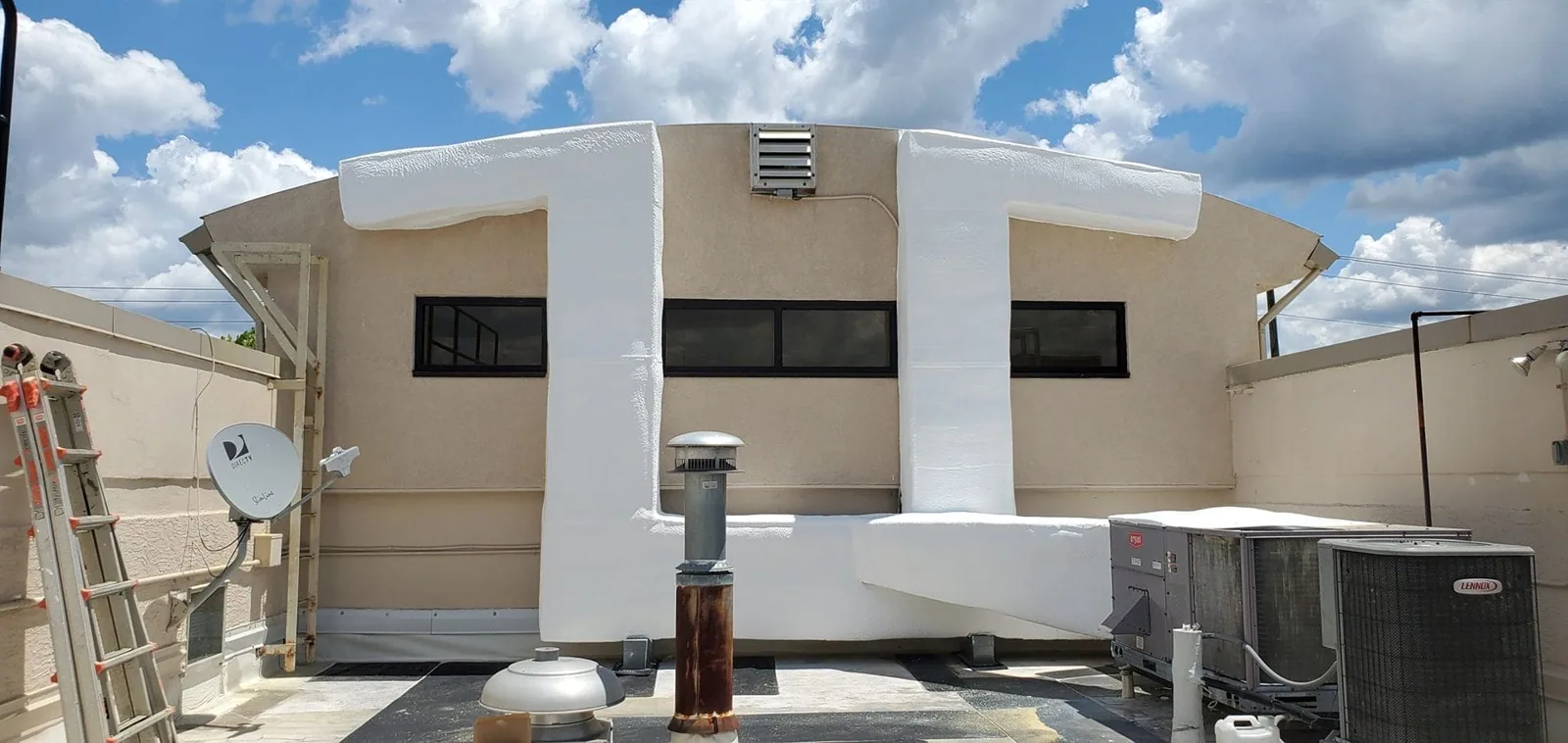 Commercial Roof Fire Damage Repair in League City, TX