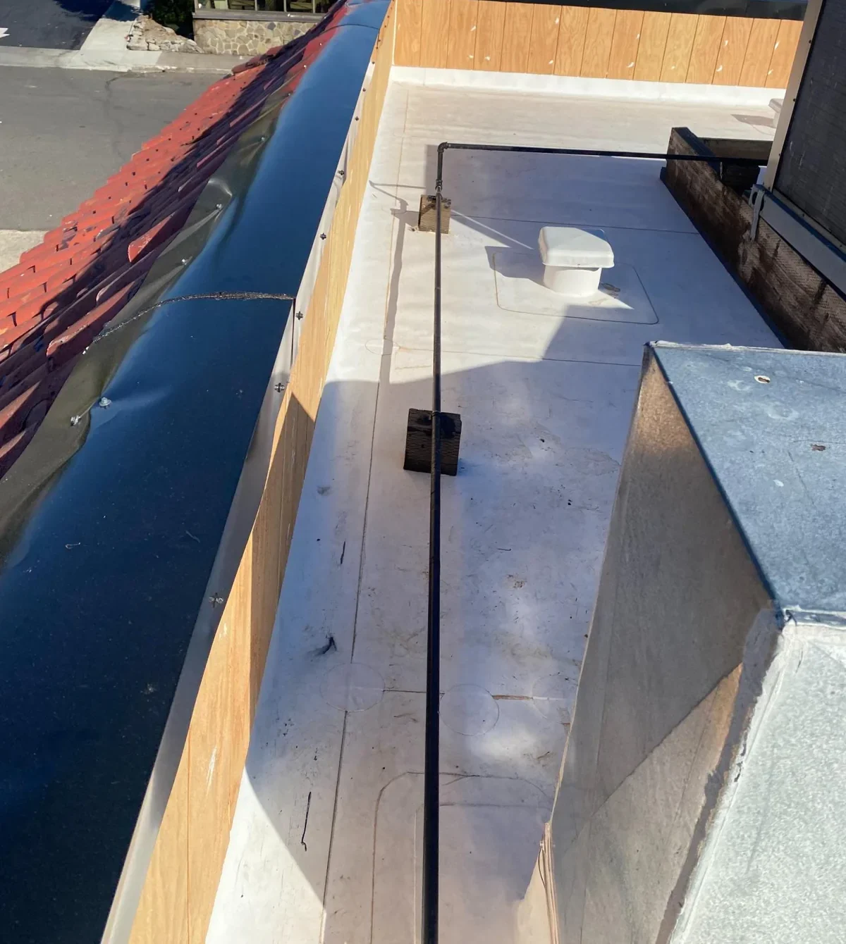Commercial Roof Flashing Failure Repair in League City, TX