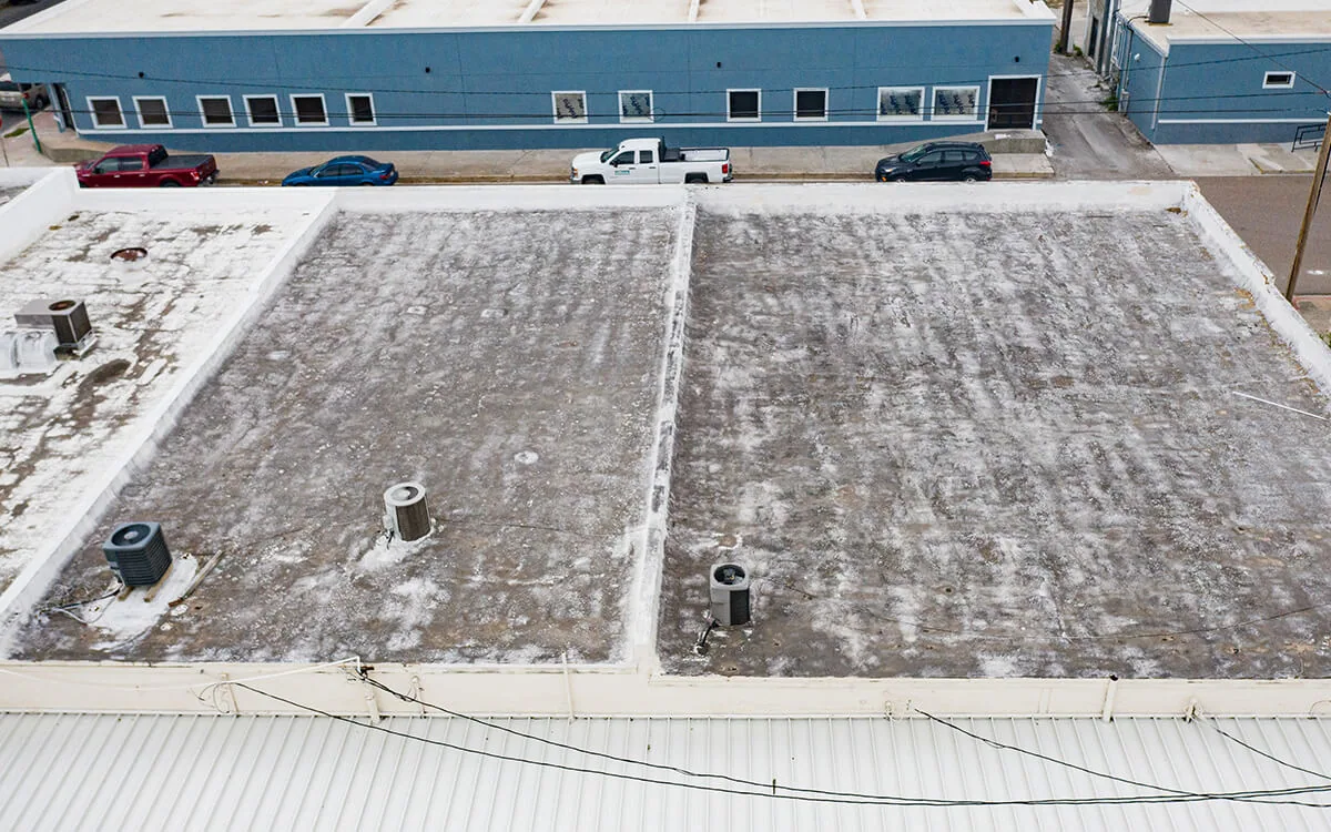 Commercial Heat and UV Roof Damage Repair in League City