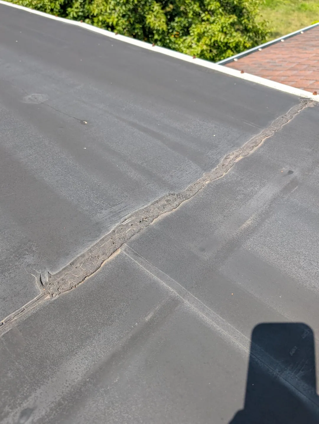 Commercial Roof Seam Failure Repair in League City, TX