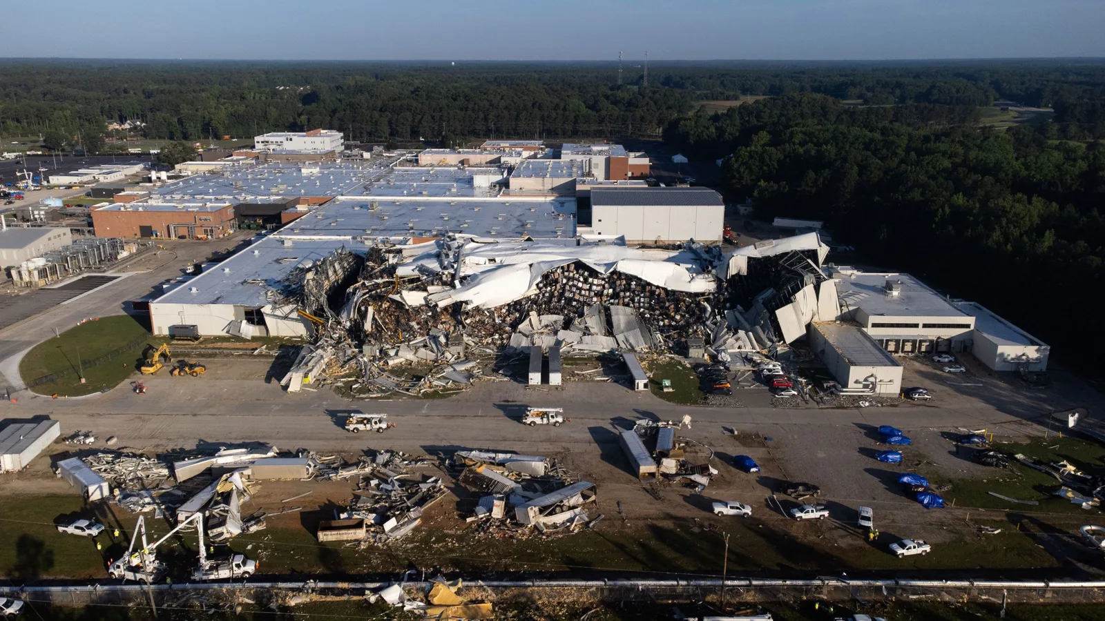 Commercial Tornado Damage Roof Repair in League City
