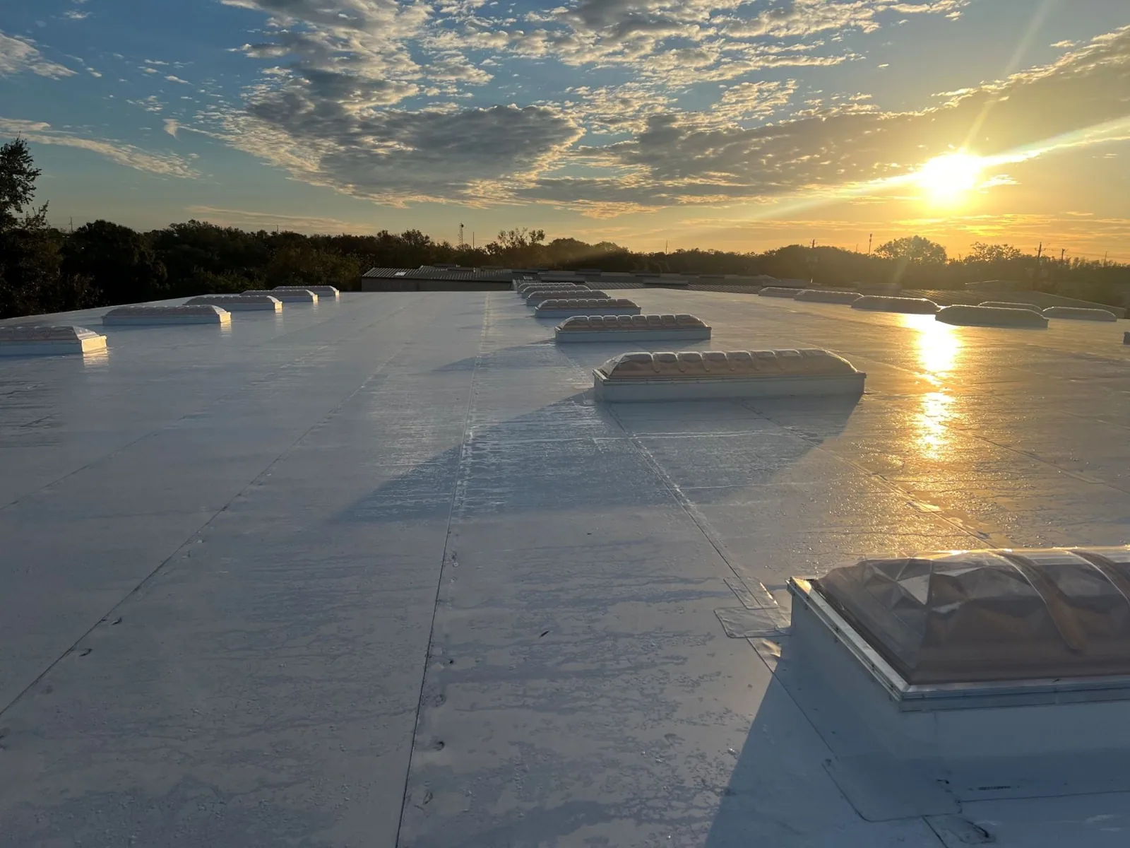 Cool Commercial Roof Installation in League City, TX