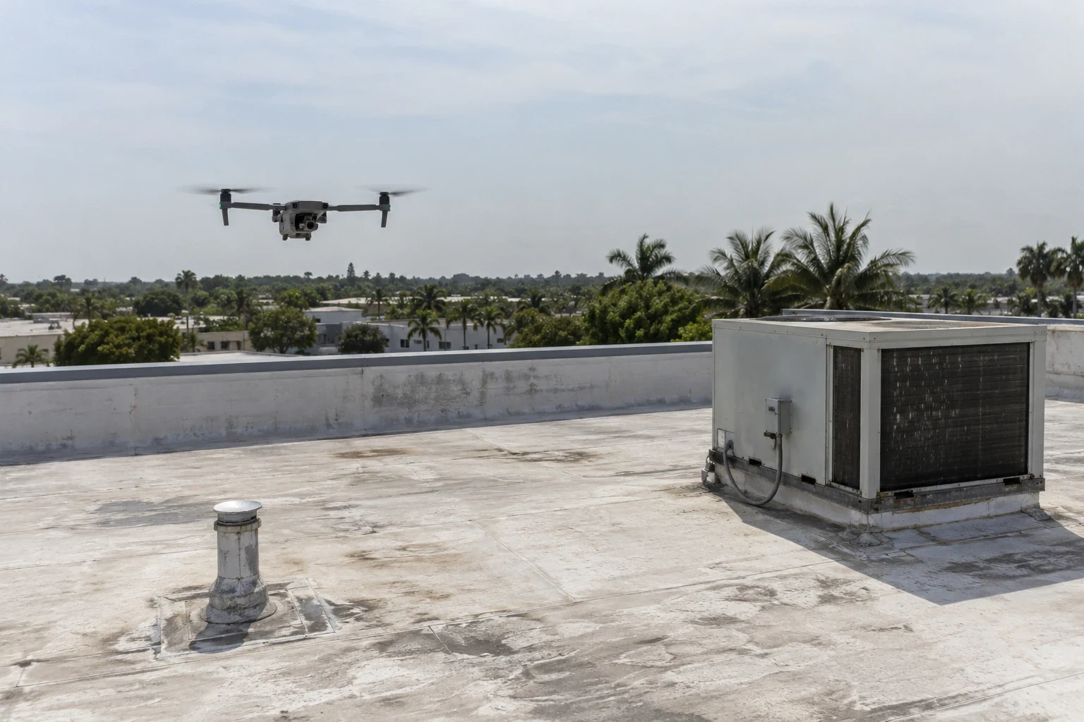 Drone Roof Inspection in League City, TX