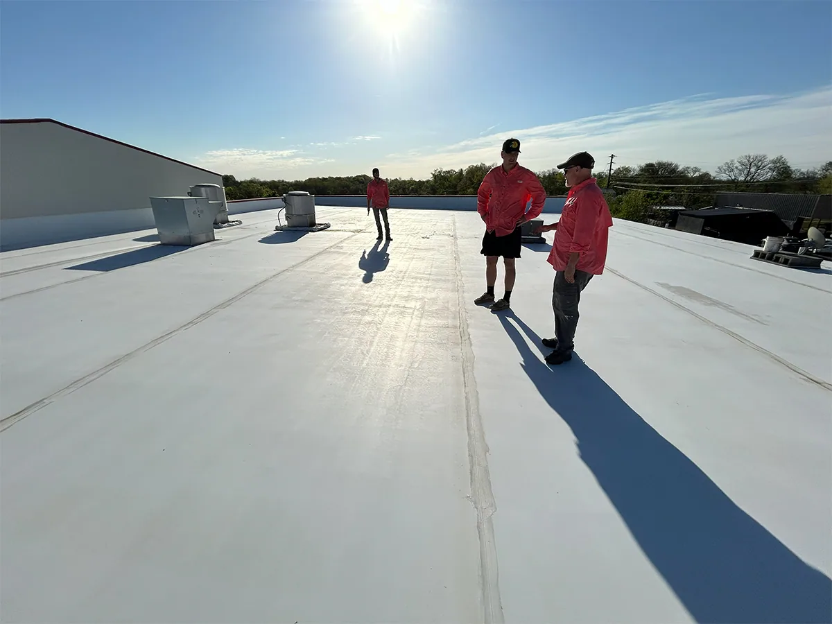 Commercial Roof Coating Restoration in League City, TX