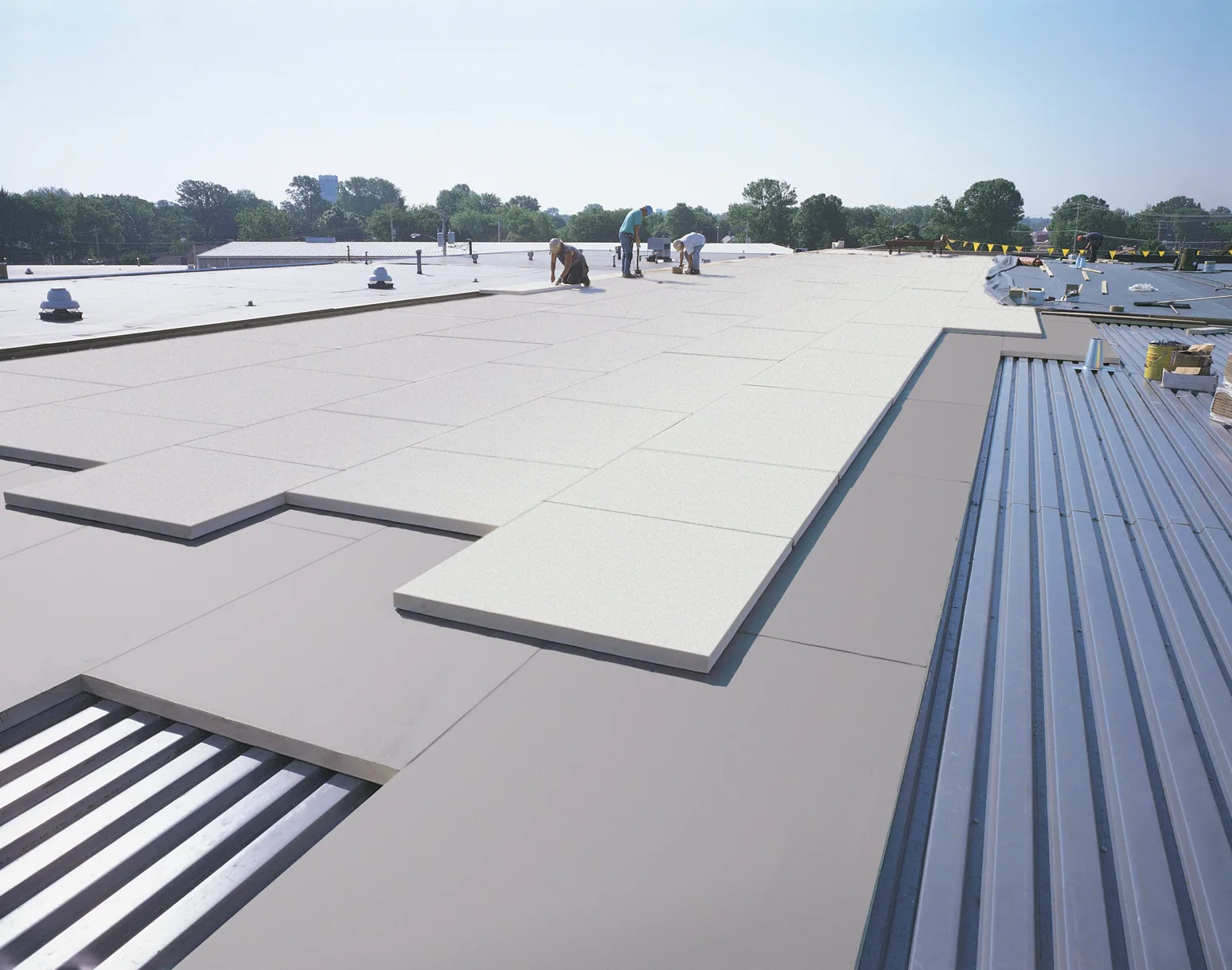 Commercial Roof Insulation and Cover Board in League City, TX